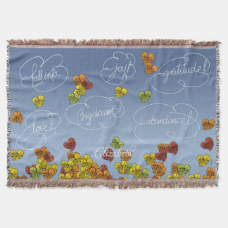 Couverture tomber dans... (Feuilles et Typographie) - Nom per