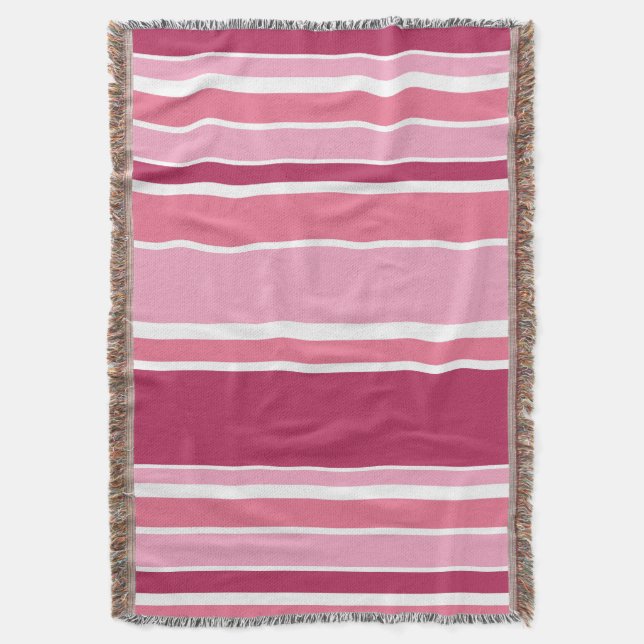 Couverture Tons de rayures roses (devant Vertical)