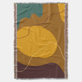 Couverture Tons Terre formes organiques abstrait arrière - pl