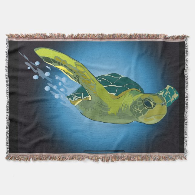 COUVERTURE TORTUE MARINE JETER BLANKET (Devant)