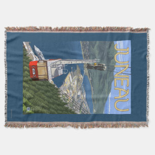 Couverture Tram affiche de Vintage voyage au-dessus de