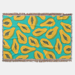 Couverture Tranches de papaye turquoise