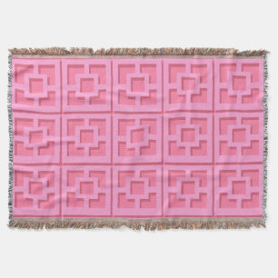 Couverture Trellis rose rétro Lance