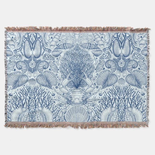 Couverture Trésors de plage en bleu (Devant)