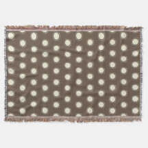 Couverture Tressée Sun Motif moderne - Taupe minim