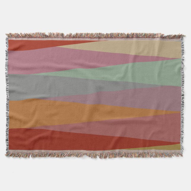 Couverture Triangles colorés modernes du milieu du siècle (Devant)