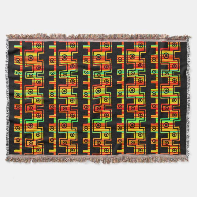 Couverture Tribal Style II - Rainbow Streaks 02 (Devant)