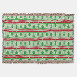 Couverture Tricot de Noël sans couture motif 2 + vos idées