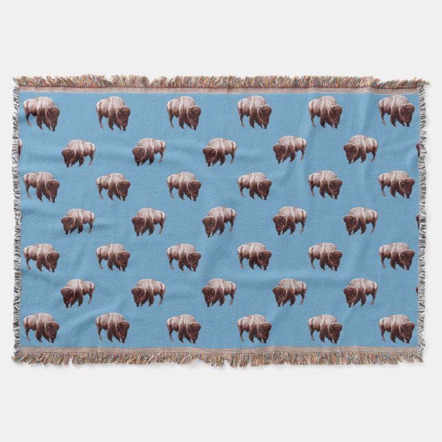 Couverture Troupeau de bisons bleus (Devant)