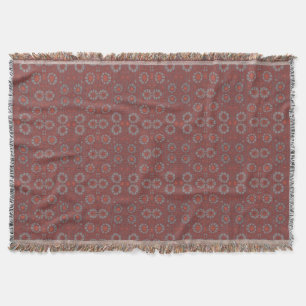 Couverture Trouvez le lapin, motif rustique, gris & terre cui