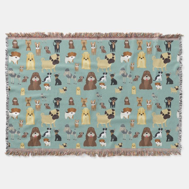 Couverture turquoise background dopattern (Devant)