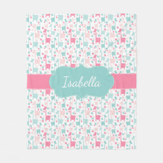 Couverture turquoise d'ouatine d'Aqua de menthe de