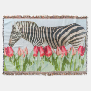 Couverture Un zèbre parmi les tulipes