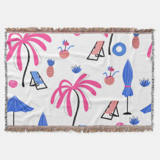 Couverture Vacances d'été : Palm Trees Ananas Motif