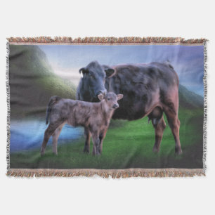 Couverture Vache et veau de l'Angus noir