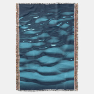 Couverture Vagues Aqua Blue Water