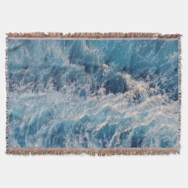 Couverture Vagues bleu océan (Devant)