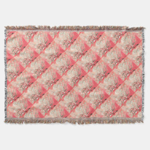 Couverture Van Gogh Almond Blossoms Peach