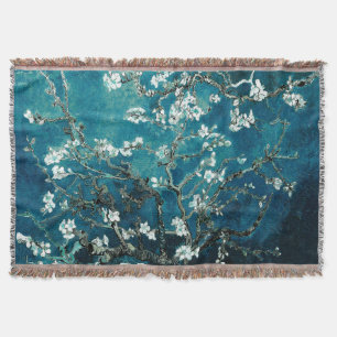 Couverture Van Gogh Almond Blossoms : Turquoise foncé
