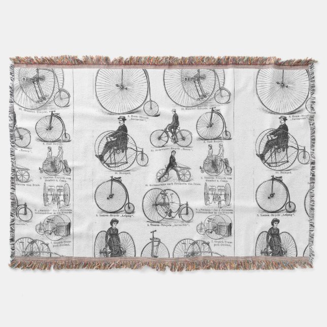 Couverture Vélo à grande roue Penny Farthing (Devant)