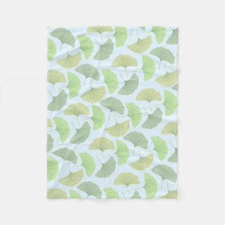 Couverture verte errante d'ouatine de Gingko