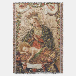 Couverture Vierge de l'école de Cuzco adorant l'enfant Jésus