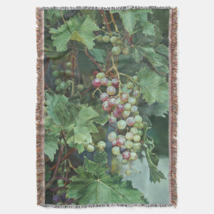 Couverture Vigne Réaliste avec Feuilles – Art Fin