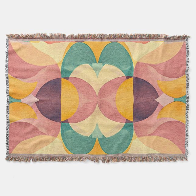 Couverture Vintage Abstract Pattern (Devant)