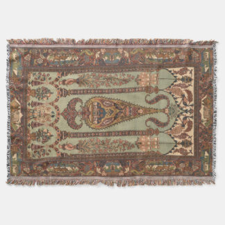 Couverture Vintage Antique Iranian Persian Rug Carpet