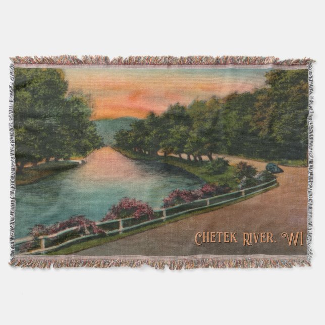 Couverture Vintage Chetek River Wisconsin Lot (Devant)