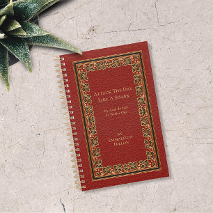 Couverture Vintage en or blanc rouge et noir