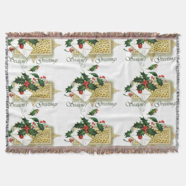 Couverture Vintage Joyeuses Fêtes de Noël (Devant)