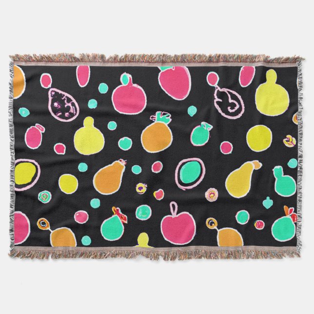 Couverture Vivid Neon Motif fruité (Devant)