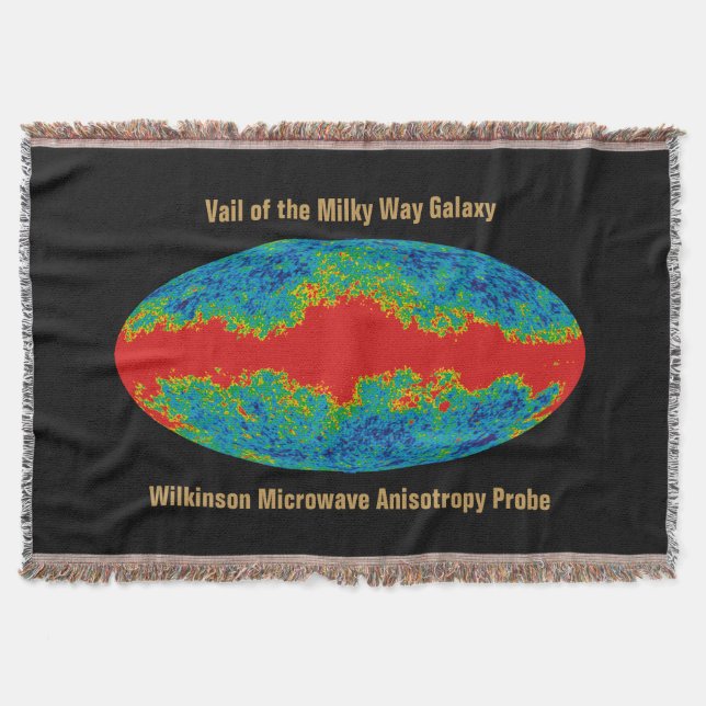 Couverture Voile Galaxy Voie Lactée sur l'univers WMAP (Devant)