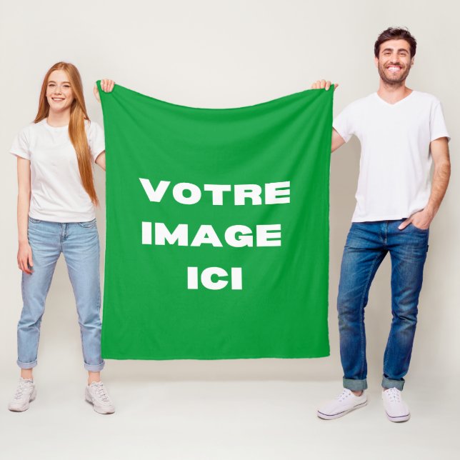 Couverture - Votre image ici - personnalisée Fleecedecke (Beispiel)
