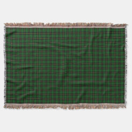 Couverture Wallace Clan Chasse Tartan vert brillant Plaid