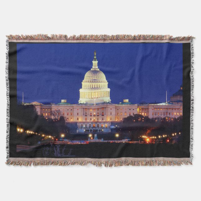 Couverture Washington DC Capitol américain à Dusk (Devant)