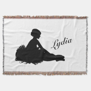 Couverture Weary Ballerina Personnalisé w Nom