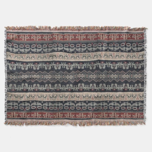 Couverture Weavings tribaux indonésiens Indonésie de textiles (Devant)