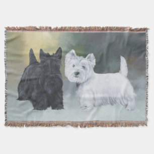 Couverture Westie Scottie Hiver