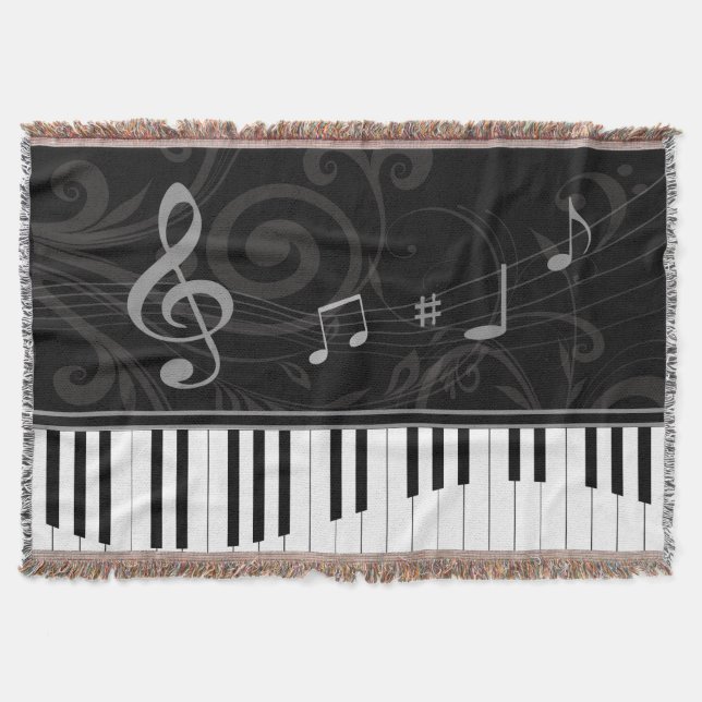 Couverture Whimsical piano and musical notes (Devant)