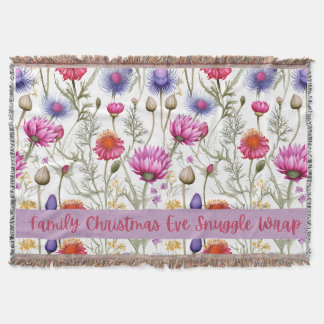 Couverture Wildflowers Family Christmas Eve Snuggle Wrap