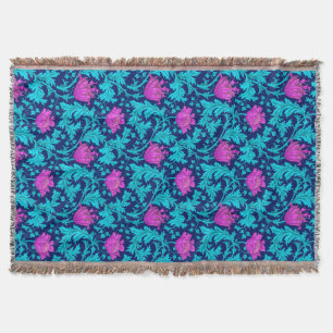 Couverture William Morris Anemone, Marine, Turquoise & Magent
