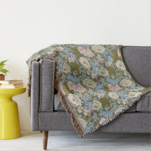 William Morris Chrysanthemum Motif Floral Foliag