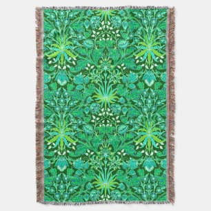 Couverture William Morris Hyacinth Imprimer, Emerald Green