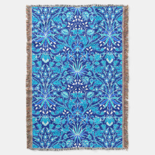 Couverture William Morris Hyacinth Imprimer, Navy et Cobalt B