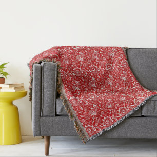 Couverture William Morris Sunflowers, Deep Red et White