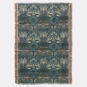 Couverture William Morris Vintage Peacock et Motif Dragon