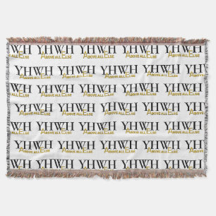 Couverture YHWH YAHWEH Personnalisé Avant Tout Autre Chrétien