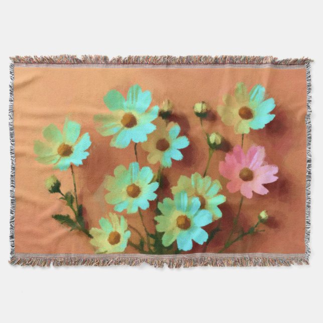 Couverture Zinnia Elegans Vibrant Botanique (Devant)